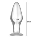 10 cm Pürüzsüz Cam Anal Tıkaç - GS11 10 cm Pürüzsüz Cam Anal Tıkaç - GS11