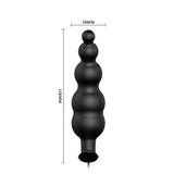 12 Fonksiyon Kumandalı 11,8 cm Titreşimli Boğumlu Anal Plug - B1263