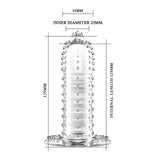 13 cm Kabartmalı Güçlü Uyarıcı Dildo Uzatmalı Penis Kılıfı - U8206 13 cm Kabartmalı Güçlü Uyarıcı Dildo Uzatmalı Penis Kılıfı - U8206