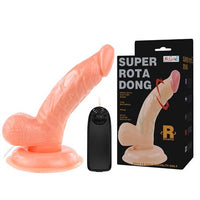 14,5 cm Oynar Başlı Titreşimli Realistik Vibratör Penis - Rota Dong - 8081X