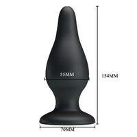 15,4 cm Vantuzlu Anal Alıştırıcı Tıkaç - BDM1446