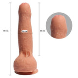 18 cm Et Dokulu Gerçekçi Çift Katmanlı Sünnetsiz Silikon Penis - Azazel - BDM10027 18 cm Et Dokulu Gerçekçi Çift Katmanlı Sünnetsiz Silikon Penis - Azazel - BDM10027