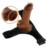 20 cm Belden Bağlamalı İçi Dolu Strapon Melez Penis - BDM1273 20 cm Belden Bau011flamalu0131 u0130çi Dolu Strapon Melez Penis - BDM1273