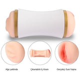 20 cm Çift Taraflı Realistik Suni Oral & Vajinal Mastürbatör - BDM7013 20 cm Çift Taraflı Realistik Suni Oral & Vajinal Mastürbatör - BDM7013