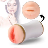 20 cm Çift Taraflı Realistik Suni Oral & Vajinal Mastürbatör - BDM7013 20 cm Çift Taraflı Realistik Suni Oral & Vajinal Mastürbatör - BDM7013