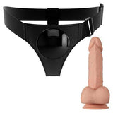21,8 cm Belden Bağlamalı İçi Dolu Strapon Penis - BDM1272 21,8 cm Belden Bau011flamalu0131 u0130çi Dolu Strapon Penis - BDM1272