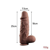 25 cm Gerçekçi Uzun & Kalın Dildo Penis - CA-BDM1140