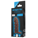 3 cm Uzatmalı Damarlı Penis Kılıfı - BDM1612 3 cm Uzatmalı Damarlı Penis Kılıfı - BDM1612