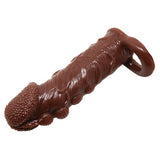 3 cm Uzatmalı Damarlı Penis Kılıfı - BDM1612 3 cm Uzatmalı Damarlı Penis Kılıfı - BDM1612