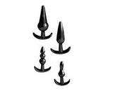 4 Parça Anal Plug Seti - Siyah - BDM122 4 Parça Anal Plug Seti - Siyah - BDM122