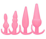 4 Parça Anal Plug Seti - Ten Rengi - BDM121 4 Parça Anal Plug Seti - Ten Rengi - BDM121