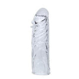14 cm Damarlı Uzatmalı Şeffaf Silikon Penis Kılıfı - B1003 14 cm Damarlı Uzatmalı Şeffaf Silikon Penis Kılıfı - B1003