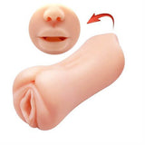 3 Boyutlu Çift Taraflı Suni Oral & Vajinal Mastürbatör - Gemini - BDM9215 3 Boyutlu Çift Taraflı Suni Oral & Vajinal Mastürbatör - Gemini - BDM9215