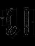 LUSH Lapis Strapless Strap-on App Controlled - LVSLP LUSH Lapis Strapless Strap-on App Controlled - LVSLP