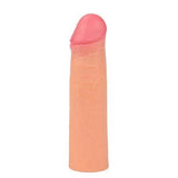 Nature Extender 5,5 cm Dolgulu Premium Ten Rengi Silikon Penis Kılıfı - LV4213F Nature Extender 5,5 cm Dolgulu Premium Ten Rengi Silikon Penis Kılıfı - LV4213F