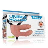 Belden Bağlamalı 12,5 cm İçi Boş İkili Çatal Strapon Penis - LV3005 Belden Bağlamalı 12,5 cm İçi Boş İkili Çatal Strapon Penis - LV3005