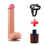 Belden Bağlamalı Yeni Nesil Çift Katmanlı 30,5 cm Realistik Dev Dildo Penis - LV411013B Belden Bağlamalı Yeni Nesil Çift Katmanlı 30,5 cm Realistik Dev Dildo Penis - LV411013B