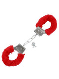 Censan Fetiş Fantezi Kırmızı Peluşlu Metal Kelepçe - C-9248K Censan Fetiş Fantezi Kırmızı Peluşlu Metal Kelepçe - C-9248K