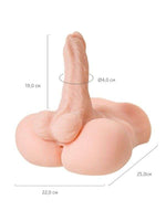 Censan Juicy Pussy Penis Masturbator TPE Ten 25 cm 19 cm Dildo - C-T893050