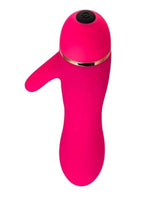 Censan Klitoral Uyarıcılı 20 Modlu Vibratör Silikon Pembe 15 cm - C-T761024