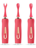 Censan Üç Başlıklı Değiştirilebilir Vibratör Kırmızı - C-7353K Censan Üç Başlıklı Değiştirilebilir Vibratör Kırmızı - C-7353K