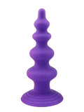 Censan Vantuzlu Boğumlu Silikon Anal Plug Mor - C-7383 Censan Vantuzlu Boğumlu Silikon Anal Plug Mor - C-7383