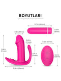 Didi G-Noktası ve Klitoris Emiş Özellikli Kumandalı Vibratör - C-S7211 Didi Kumandalu0131 u015earjlu0131 u0130ç Çamau015fu0131r Vibratörü - C-S7211