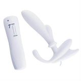 Anal & Prostat Stimulator 7 Farklı Titreşimli Anal Plug P-Spot Vibratör Beyaz - BDM1144 Anal & Prostat Stimulator 7 Farklı Titreşimli Anal Plug P-Spot Vibratör Beyaz - BDM1144