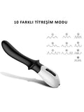 FoxShow Isıtma ve Yüksek Titreşim Özellikli G-Noktası ve Klitoris Vibratör - C-F7222 FoxShow Bailey H2 Isu0131tmalu0131 u015earjlu0131 Vibratör - C-F7222
