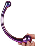Glamaur Çift Başlı Lüx Kavisli Cam Dildo - T21836 Glamaur Çift Başlı Lüx Kavisli Cam Dildo - T21836
