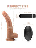 İçi Dolu Titreşimli Uzaktan Kumandalı Belden Bağlamalı Penis 20 cm - S206-4 İçi Dolu Titreşimli Uzaktan Kumandalı Belden Bağlamalı Penis 20 cm - S206-4