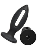 King By Doc Johnson Lube Luge Plug 4" Black - 3001240101 King By Doc Johnson Lube Luge Plug 4" Black - 3001240101
