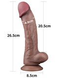 10.5” Dual Layered Platinum Silicone Realistik Penis 26.5 cm - LV411053 10.5” Dual Layered Platinum Silicone Realistik Penis 26.5 cm - LV411053