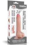 LoveToy Sliding Çift Katmanlı Realistik Dildo 17.5 cm - LV317001 LoveToy Sliding Çift Katmanlı Realistik Dildo 17.5 cm - LV317001