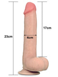 LoveToy Sliding Çift Katmanlı Realistik Dildo 23 cm - LV317003 LoveToy Sliding Çift Katmanlı Realistik Dildo 23 cm - LV317003