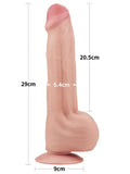 LoveToy Sliding Skin Dual Layer Çift Katmanlı Dildo 29 cm - LV317051 LoveToy Sliding Skin Dual Layer Çift Katmanlı Dildo 29 cm - LV317051