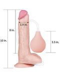 LoveToy Squirting Fışkırtmalı Dildo 25 cm - LV116022 LoveToy Squirting Fışkırtmalı Dildo 25 cm - LV116022