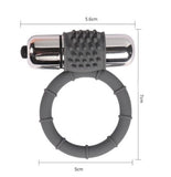 Metal Titreşimli Silikon Penis Halkası - - BDM4000 Metal Titreşimli Silikon Penis Halkası - - BDM4000
