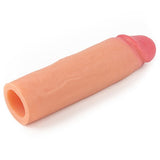 Nature Extender 4.5 cm Dolgulu Premium Ten Rengi Silikon Penis Kılıfı - LV4211F Nature Extender 4.5 cm Dolgulu Premium Ten Rengi Silikon Penis Kılıfı - LV4211F