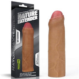 Nature Extender 4.5 cm Dolgulu Premium Silikon Sünnetsiz Melez Penis Kılıfı - LV4212B Nature Extender 4.5 cm Dolgulu Premium Silikon Sünnetsiz Melez Penis Kılıfı - LV4212B