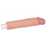 Nature Extender 5 cm Dolgulu Premium Ten Rengi Silikon Penis Kılıfı - LV1052F Nature Extender 5 cm Dolgulu Premium Ten Rengi Silikon Penis Kılıfı - LV1052F