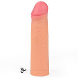 Nature Extender 5,5 cm Dolgulu Premium Ten Rengi Silikon Penis Kılıfı - LV4213F Nature Extender 5,5 cm Dolgulu Premium Ten Rengi Silikon Penis Kılıfı - LV4213F