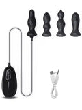 Titreşimli ve Şarjlı Şişirilebilir Anal Set - 406301 Titreşimli ve Şarjlı Şişirilebilir Anal Set - 406301