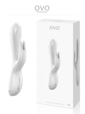 Ovo K3 Rabbit Lüks Vibratör White - 3000010225 Ovo K3 Rabbit Lüks Vibratör White - 3000010225
