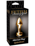Pipedream Gold Mini Taşlı Metal Anal Plug - 3000011199 Pipedream Gold Mini Taşlı Metal Anal Plug - 3000011199