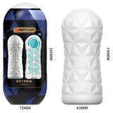 Prizma Hayali 15 cm Gerçekçi Doku Realistik Suni Darbeli Mastürbatör - Beyaz - BDM1322B Prizma Hayali 15 cm Gerçekçi Doku Realistik Suni Darbeli Mastürbatör - Beyaz - BDM1322B