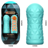 Prizma Hayali 15 cm Gerçekçi Doku Realistik Suni Darbeli Mastürbatör - Mavi - BDM1322M Prizma Hayali 15 cm Gerçekçi Doku Realistik Suni Darbeli Mastürbatör - Mavi - BDM1322M