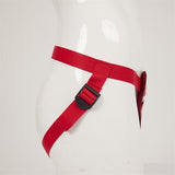 Protez Penis Metal 3 Halkalı Kırmızı Deri Kemer - K007 Protez Penis Metal 3 Halkalı Kırmızı Deri Kemer - K007