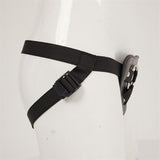 Protez Penis Metal 3 Halkalı Siyah Deri Kemer - K006 Protez Penis Metal 3 Halkalı Siyah Deri Kemer - K006