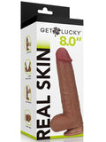 8" Dual Layer Oynar Derili Realistik Melez Penis 20 - GL0664 8" Dual Layer Oynar Derili Realistik Melez Penis 20 - GL0664